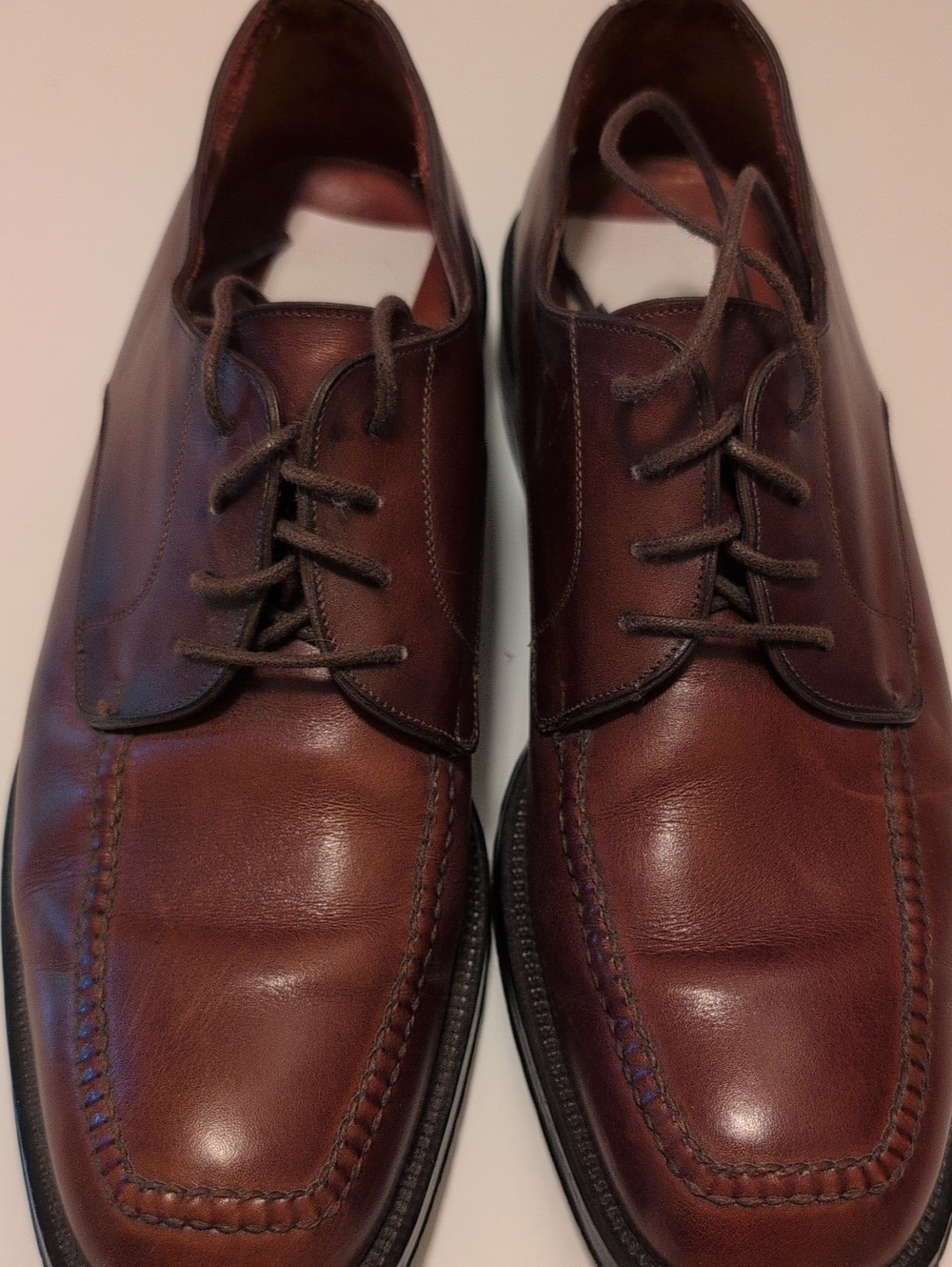 Cole Haan Men's Brown Leather Derby Oxfords